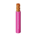 Heat Resistant Single Core Stranded Copper Cable PVC 90 ºC Insulation Alfanar Diameter 32.1 MM 450/750 Volt length 300 feet Colour pink