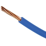 لفة سلك بحرة 2.5 ملم 450/750 فولت NYA، نحاس مجدول عزل (PVC 90°C) أزرق، طول 300 قدم