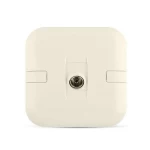 فيش تلفزيون مائل مفرد سبكترا، مقاس 7×7 سم، لون بيج