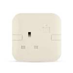 فيش 13 أمبير مفرد مع مدخل يو اس بي 2.1 امبير، بيج، مقاس 7×7 سم | سبكترا