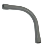 Upvc Plastic Elbow Long Radius 30° , Size 4 inch, Gray Color | Bahra Cables a Company 
