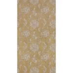 Floral wall covering dark beige color, length 0.53 m, width 10m, model 17484