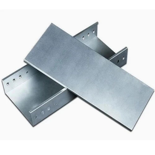 حامل كابلات كهرباء مصمت مستقيم (SPI) فولاذ مجلفن قبل التصنيع، سمك 2.0 ملم، ارتفاع 100 ملم، عرض 750 ملم | بحرة