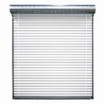 ابواب فلل رول اتوماتيكية  عرض  410 سم ارتفاع 3 متر لون ابيض | انفال