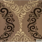 Classic Wallpaper Length 10m, Width 0.53m, Brown Color, Model 225039VE