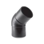 HDPE Elbow 45° , Size 140 mm, [SDR 17], black | Cosmoplast company