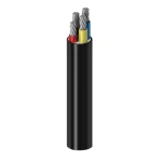 Multicore cable stranded aluminum four cores PVC/ST1 Alfanar Size 300 mm² 600/1000 Volt   Colour Black