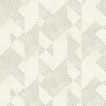 ورق جدران فينيل تصميم مموج، مقاس 15.6 م×106 سم، لون بيج فاتح 