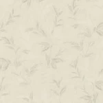 ورق حائط ورود طول 15.6 م، عرض 106 سم، لون بيج 