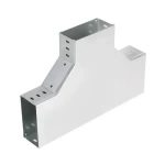 وصلة حامل كيبل ترنك مصمت حرف تي مقاوم للطقس (W/P)، صلب مجلفن قبل التصنيع، انحناء خارجي، سمك 2.0 مم، جوانب 100 مم، عرض 450 مم | بحرة