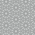 ورق حائط نقشات طول 15.6 م، عرض 100 سم، لون رمادي