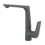 High Kitchen Faucet Brass, Gray Finish, Functional Design