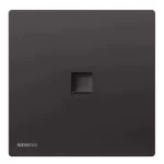 1Gang RJ45 Internet/Data CAT6 Socket, Black Color, 86x86mm, Siemens (Delta Peleus)