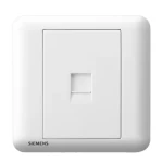 1Gang RJ45 Internet/Data CAT6 Socket, White Color, 86x86mm, Siemens (Delta Seata)