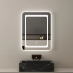 LED Glass 3 lighting colors, Size 80 x 60 cm, rectangle