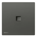 1Gang RJ45 Internet/Data CAT6 Socket, Dark Silver Color, 86x86mm, Siemens (Delta Peleus)